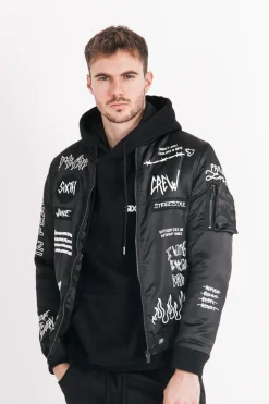 Bombers Patchs Crew Noir