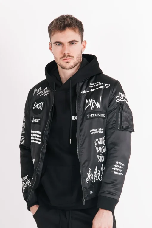 Bombers Patchs Crew Noir