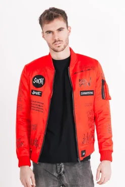 Bombers Patchs Crew Rouge