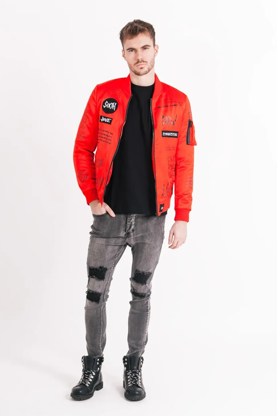 Bombers Patchs Crew Rouge