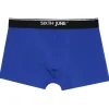 Boxer Uni Bande Bleu Fonce