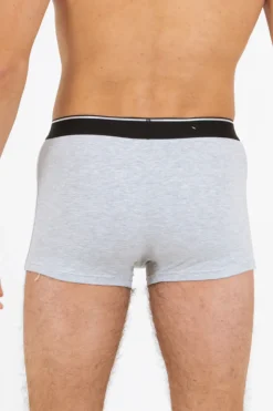 Boxer Uni Bande Gris