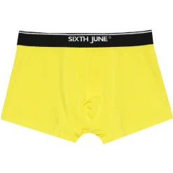 Boxer Uni Bande Jaune