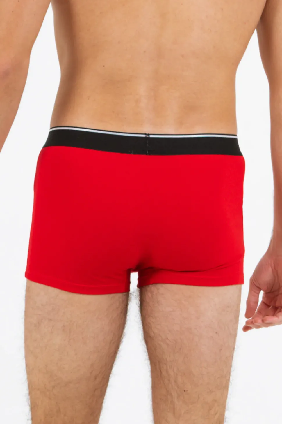 Boxer Uni Bande Rouge
