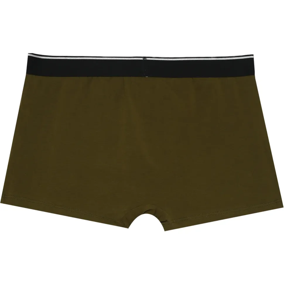 Boxer Uni Bande Vert Kaki