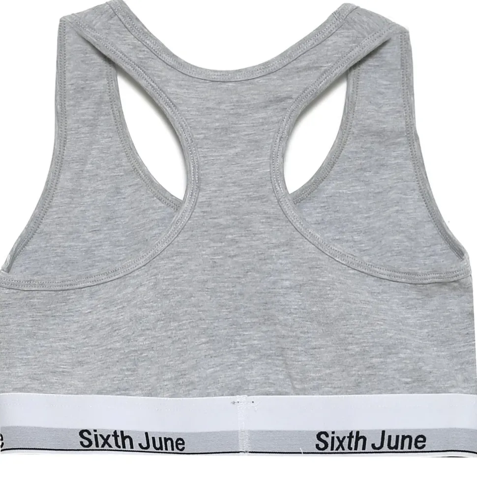Brassiere Dos Croise Gris