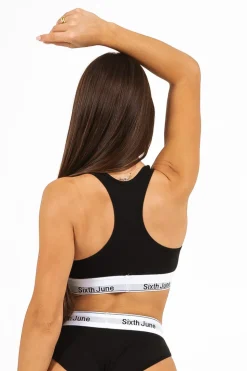 Brassiere Dos Croise Noir
