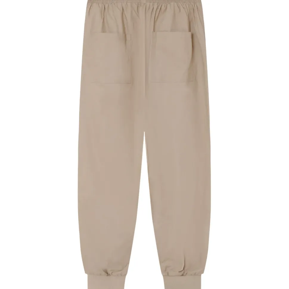 Cargo Boucles Poches Logo Beige Fonce