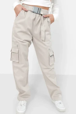 Cargo Tactique Ceinture Gris Clair