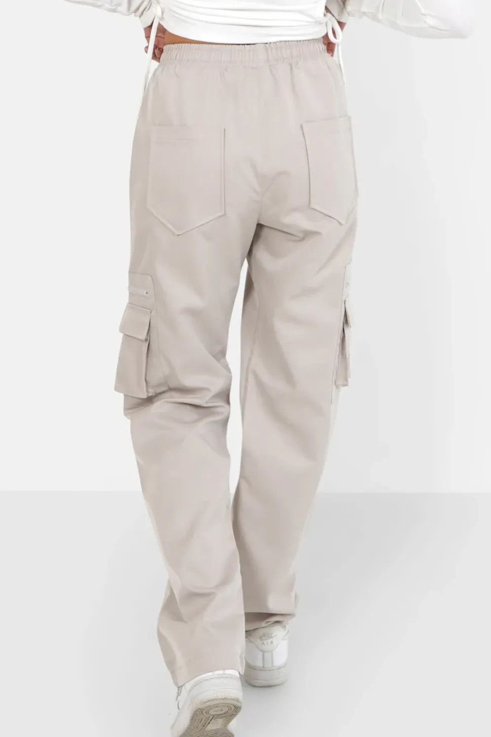Cargo Tactique Ceinture Gris Clair