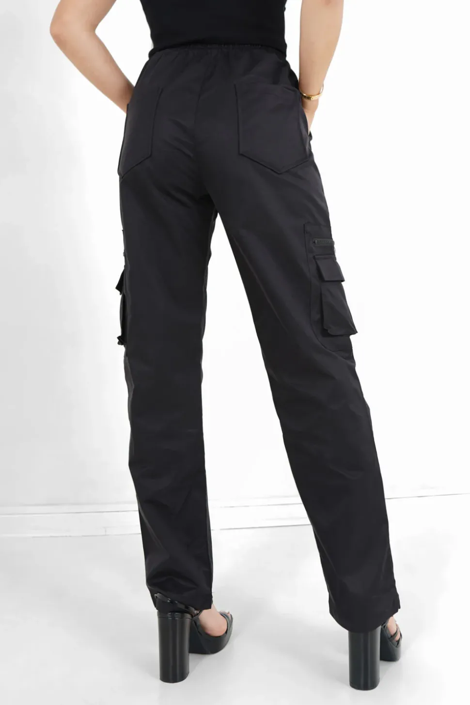 Cargo Tactique Ceinture Noir