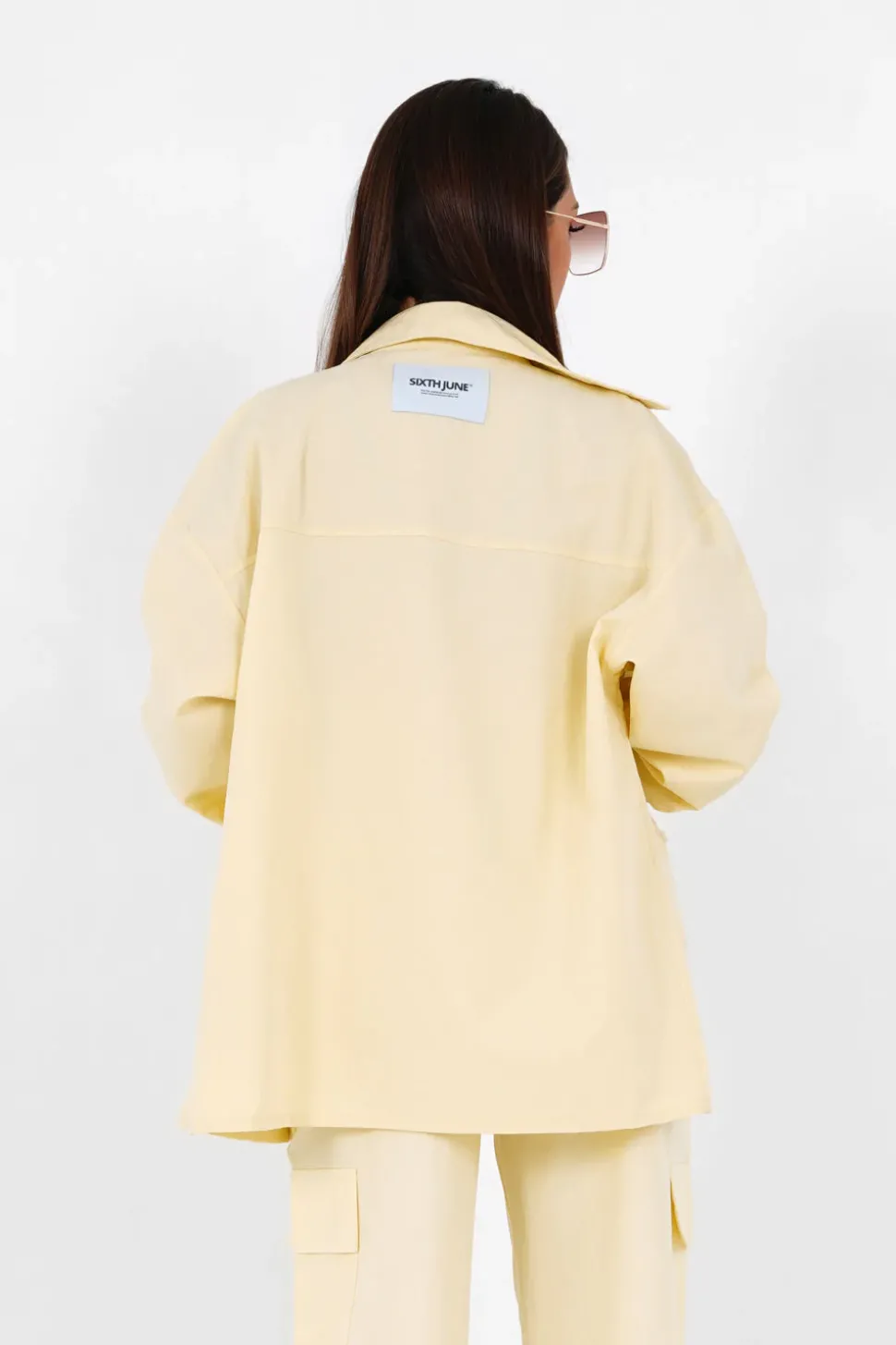 Chemise Manches Longues Jaune