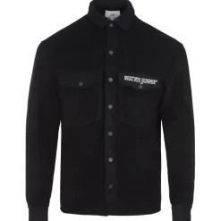 Chemise Polaire Logo Arriere Brode Noir