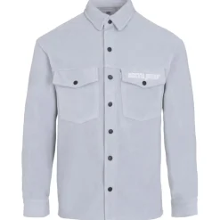 Chemise Polaire Logo Arriere Brode Gris