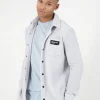 Chemise Polaire Poche Gris Clair