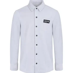 Chemise Polaire Poche Gris Clair