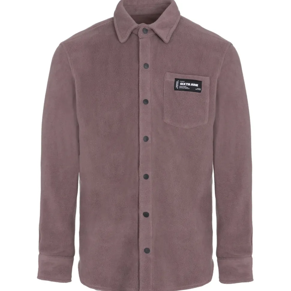Chemise Polaire Poche Marron