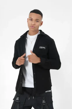 Chemise Polaire Poche Noir
