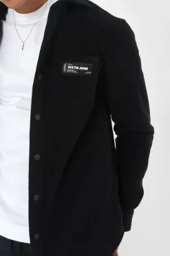 Chemise Polaire Poche Noir