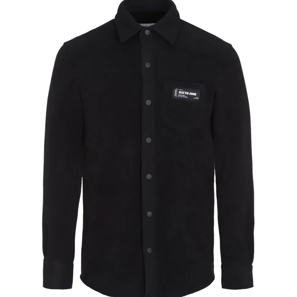 Chemise Polaire Poche Noir