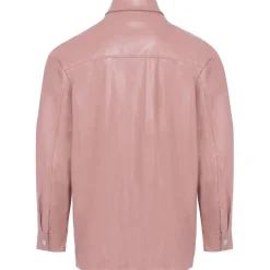 Chemise Simili Cuir Rose