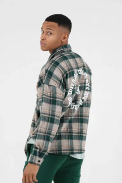 Chemise Tartan Polaire Vert