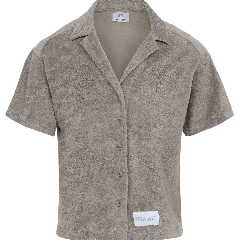 Chemise Towel Monogramme Vert Kaki