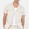 Chemise Utilitaire Manches Courtes Beige