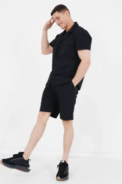 Chemise Utilitaire Manches Courtes Noir