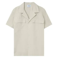 Chemise Utilitaire Manches Courtes Beige