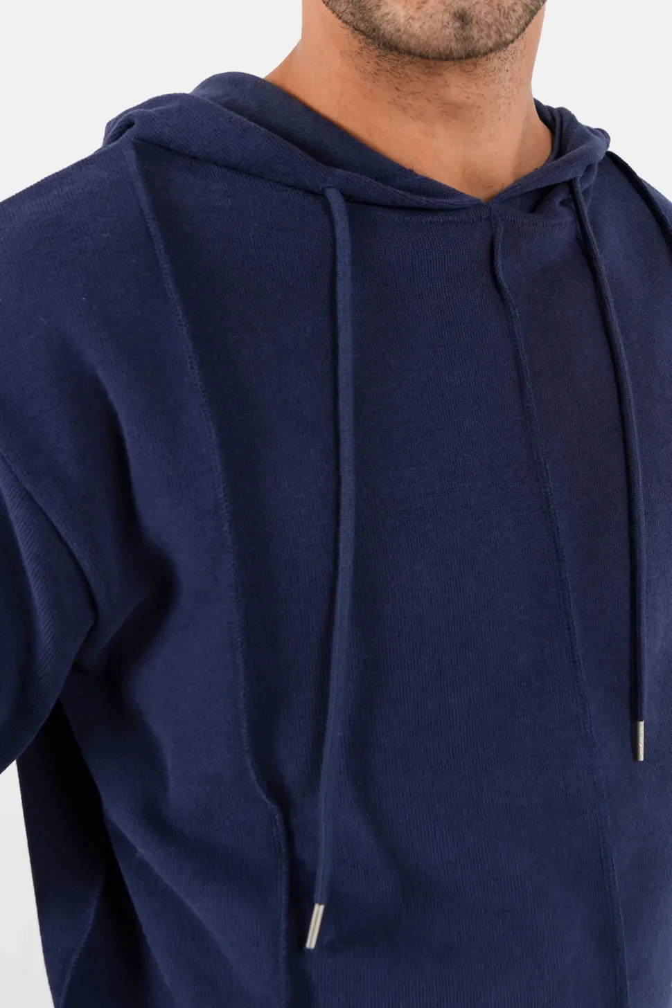 Coutures Exterieurs Sweatshirt Bleu Fonce