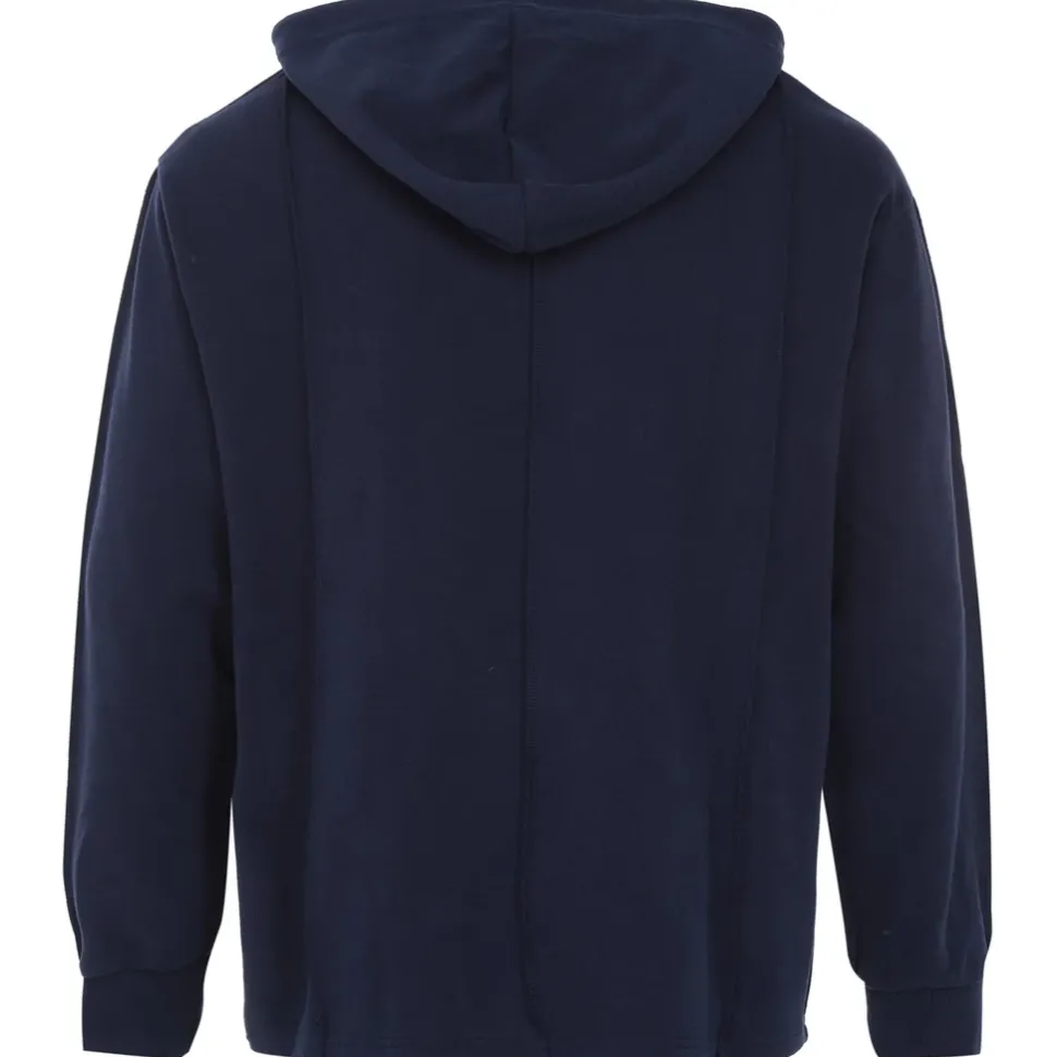 Coutures Exterieurs Sweatshirt Bleu Fonce