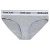Culotte Bande Elastique Gris