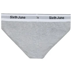 Culotte Bande Elastique Gris