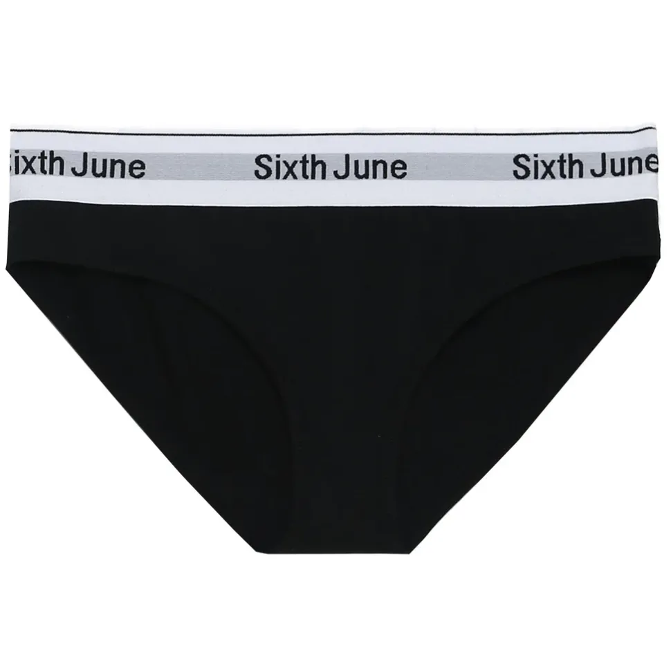 Culotte Bande Elastique Noir