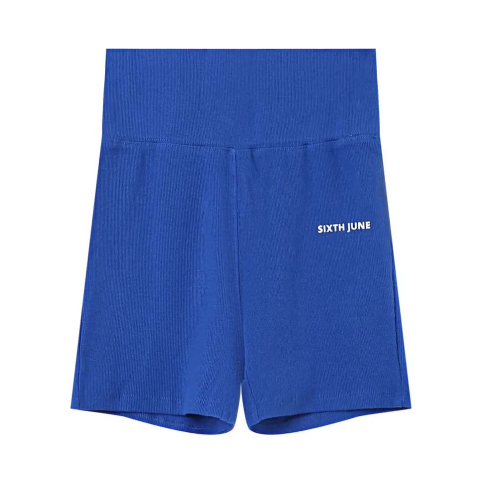 Cycliste Court Cotele Logo Bleu Fonce