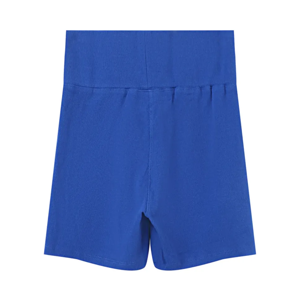 Cycliste Court Cotele Logo Bleu Fonce