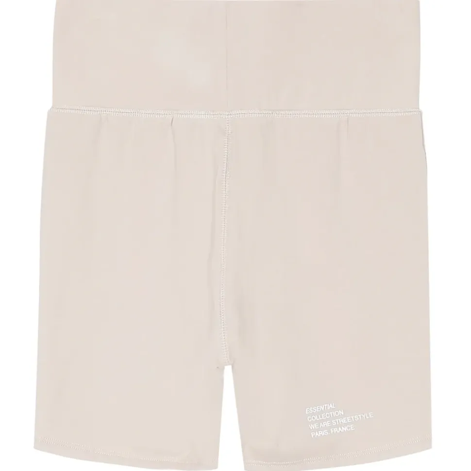 Cycliste Court Logo Blanc Casse