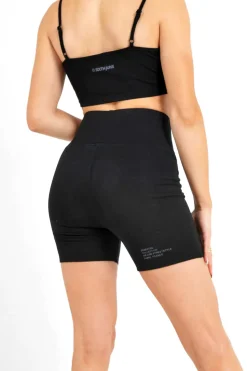 Cycliste Court Logo Noir