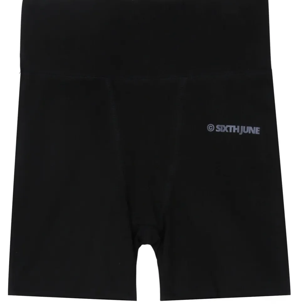Cycliste Court Logo Noir