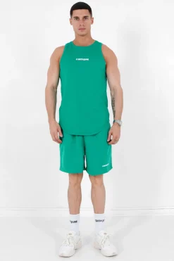 Debardeur Logo Imprime Vert