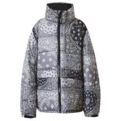 Doudoune Bandana Patchwork Gris