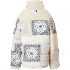 Doudoune Bandana Patchwork Beige