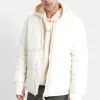Doudoune Col Cotele Blanc
