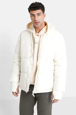 Doudoune Col Cotele Blanc