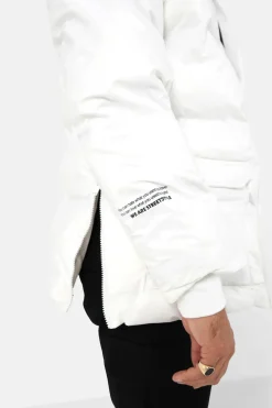 Doudoune Courte Details Blanc
