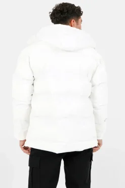 Doudoune Courte Details Blanc