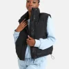 Doudoune Courte Manches Amovibles Noir