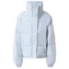 Doudoune Courte Manches Amovibles Bleu