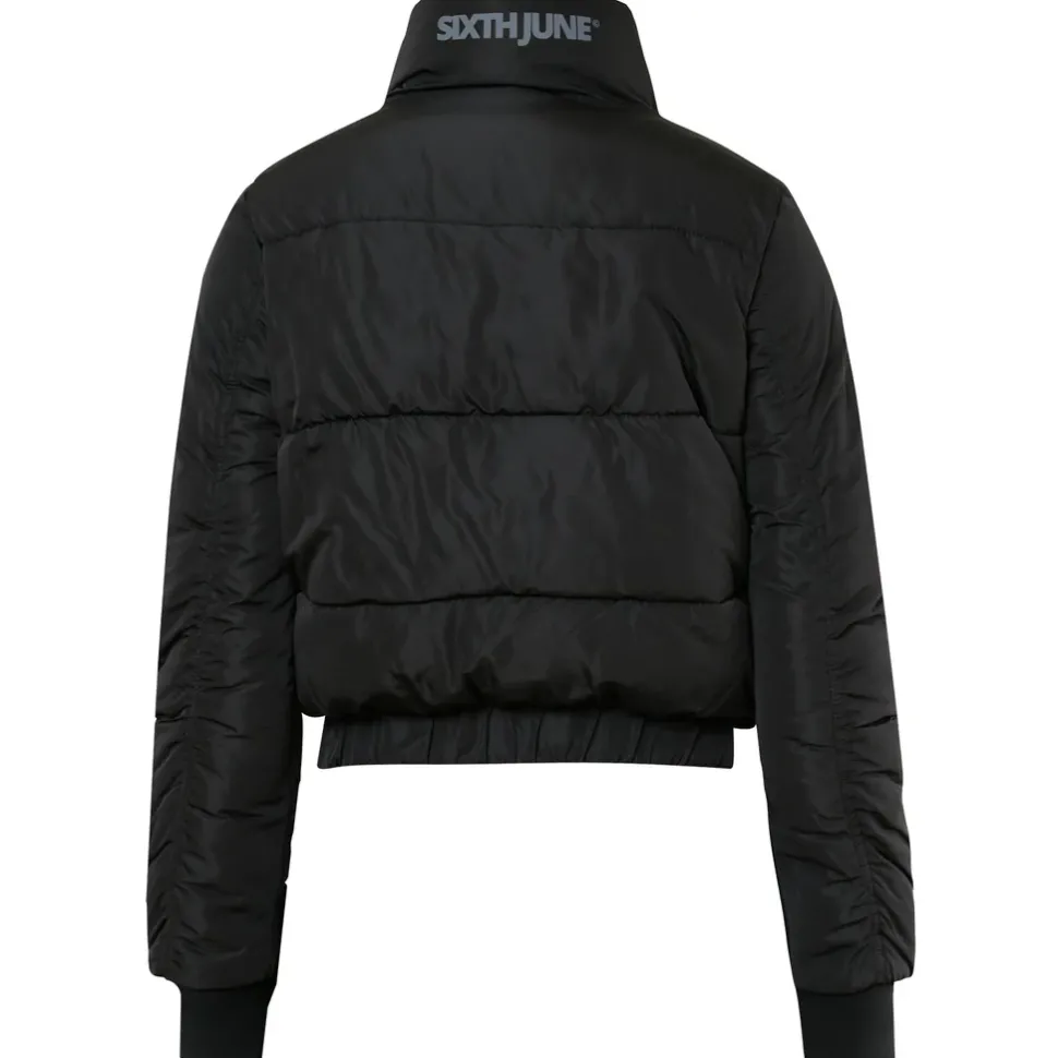 Doudoune Courte Matelasse Noir